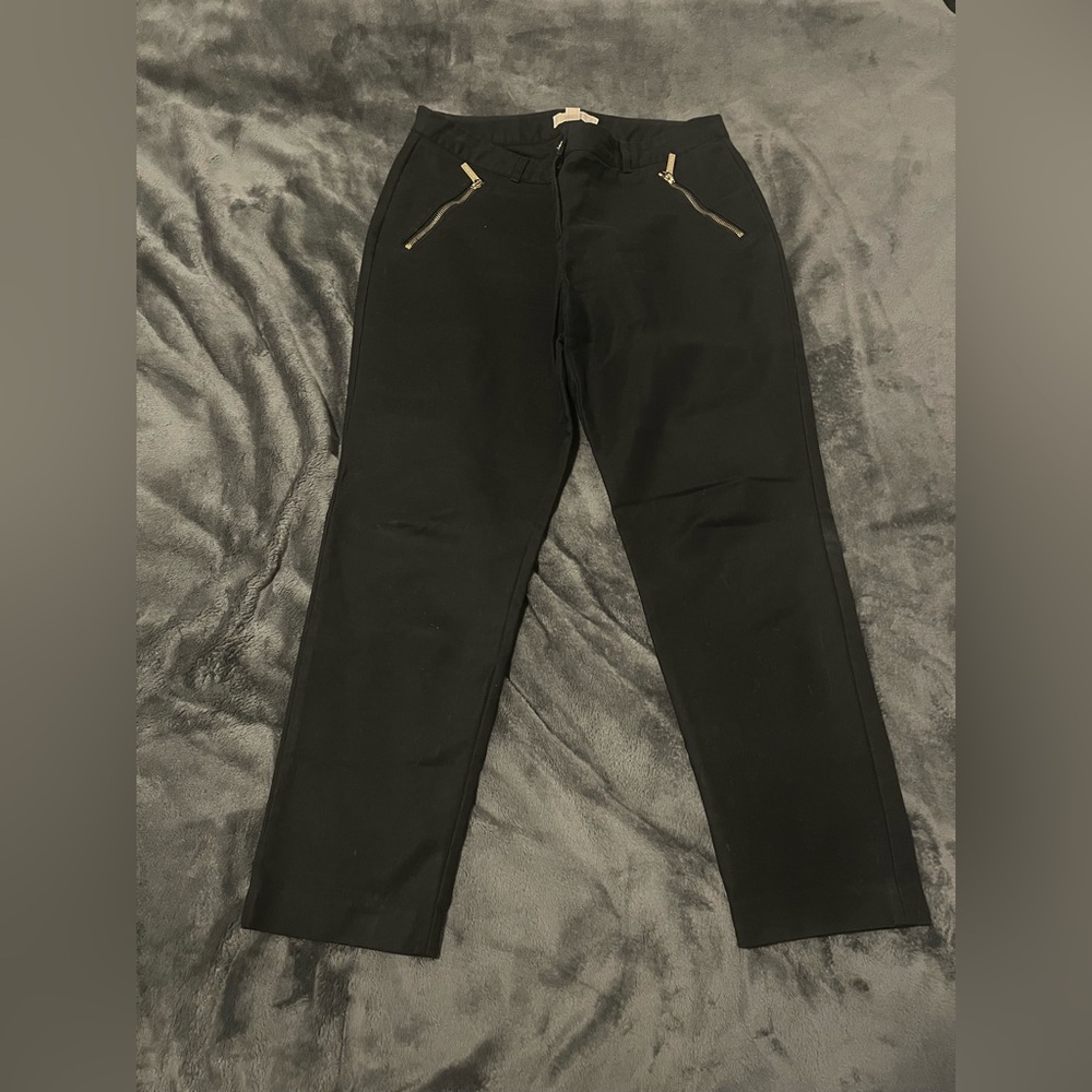 Michael Kors black pants Women 12. Skinny leg. Zipped pockets. Stretch
